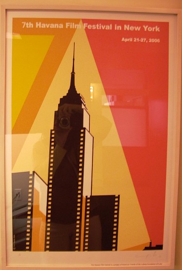 Yoan Capote, Havana Film Festival
2006, silkscreen poster