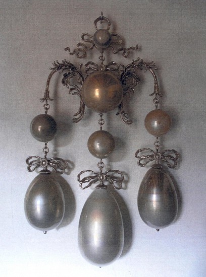 Tim Horn, Galatea
2008, nickel-plated bronze, blown and mirrored glass
