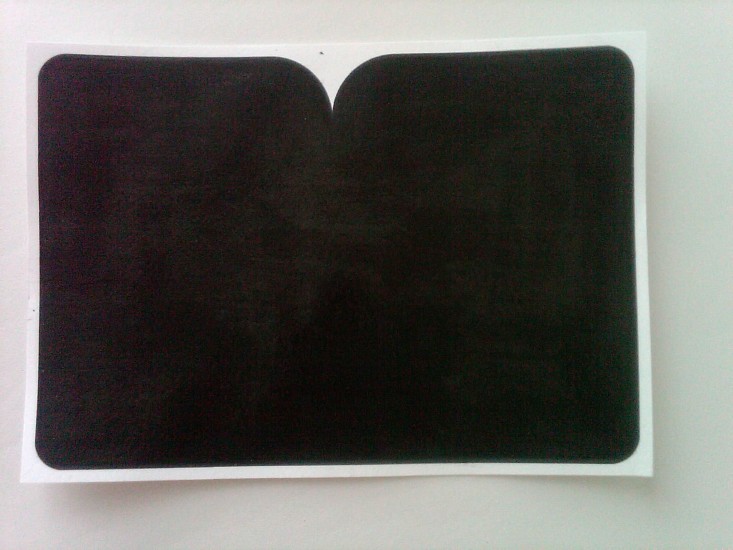 Sam Still, Invitation to Opening Reception
2013, ink on bark white paper